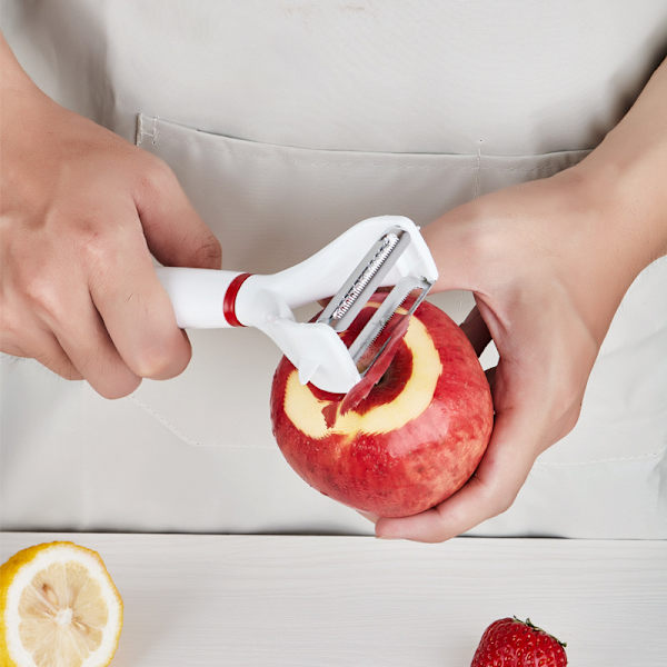 Rostfritt Stål Skalare Frukt Och Grönsaks Skalare Slicer Kök