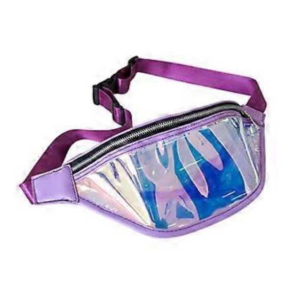 Midjeväska, Bärbar Löparbälte Väskor, Män Kvinnor Plånbok Casual Midjeväska Bröstväska Tote för Bergsklättring Utomhus Simning, Violett Violet