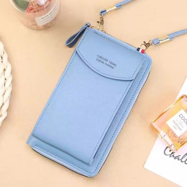 Damepung Crossbody Taske Læder Møntpung Mobiltelefon Mini
