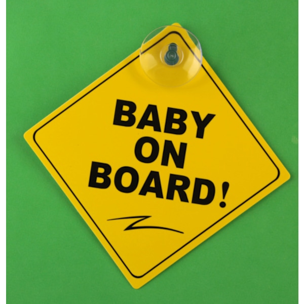 1 st (Lejonmönster) Baby on Board-skylt för bil, Magnetisk bilreflex