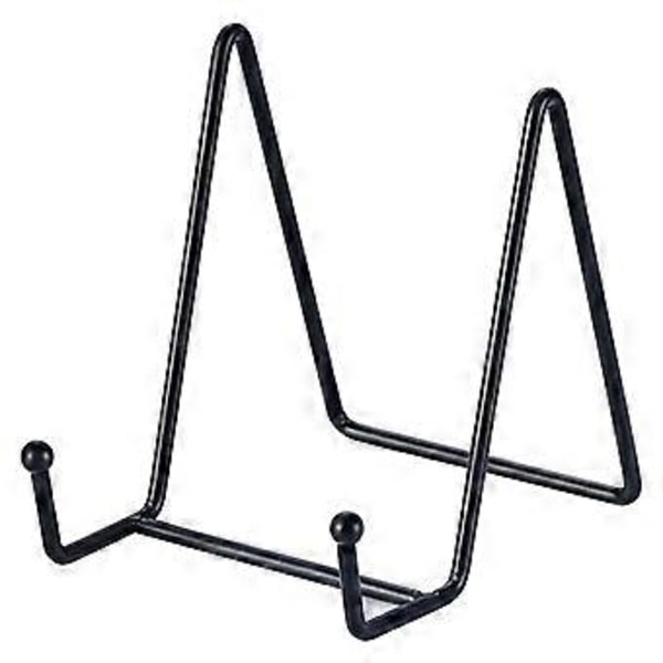 Metall Fotoram Ställ Minimalistisk Design Multifunktionell Easel Hållare Omfattande Användning i Vardagen Black 4inch