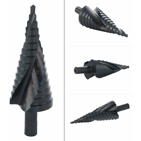 HSS Stegad Borr Metall Konisk Borr 4-32mm för Skruvmejsel