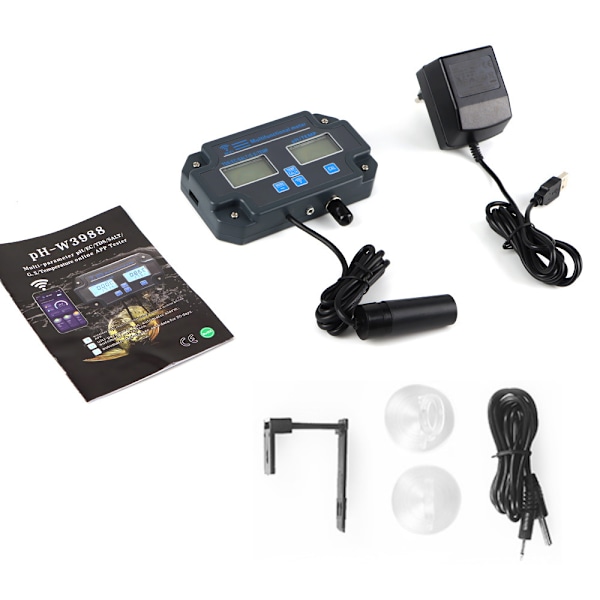 1 st 6-i-1 multifunktionell wifi vattenanalysator PH/EC/TDS/