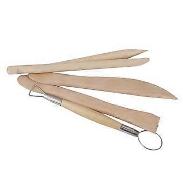 1-pack Keramik Lerskulptur Verktygsset (5 st) 5pcs