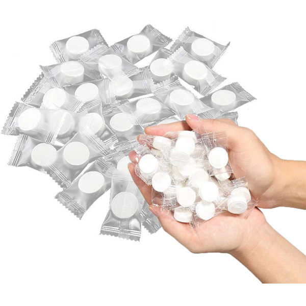 200 ark komprimerad handduk Portable Disposable Mini Compressed Co