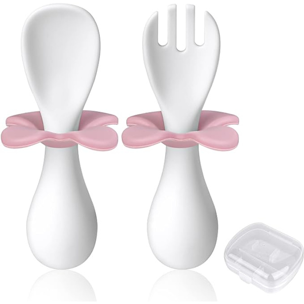 Barnebestikk, 2 stk ergonomisk babybestikk