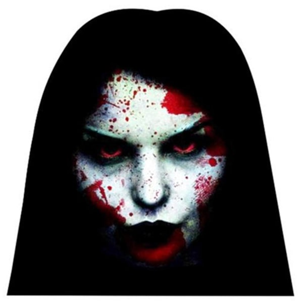 Päämalli Halloween-auton tarra Irrotettava itseliimautuva seinätarra