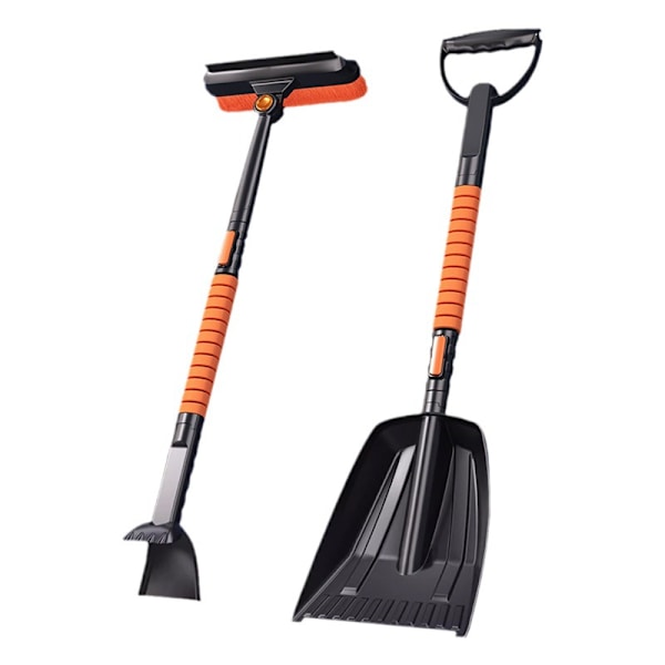 Auton lumisivellin, laajennettavissa 86 cm:stä 106 cm:iin, kaavimella ja i