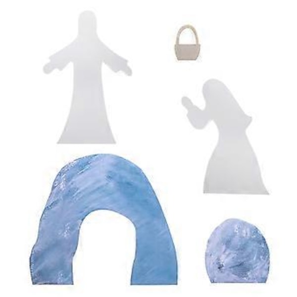 Påskpyssel PVC pendel bordsdekorationer Jesus kapell bön familj pendel Påsk källare stil pendel