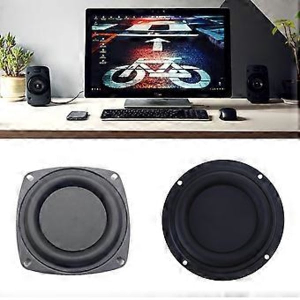 Basradiator Højttaler Membran Hjælpe Forstærk Bas Vibration Membran Passiv Radiator til Woofer Højttaler DIY 3 inches square