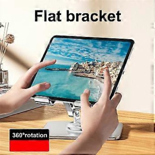 2025 Tablet Stand 360 Graders Rotation Justerbare Foldbare Holdere Til IPad Telefon Samsung