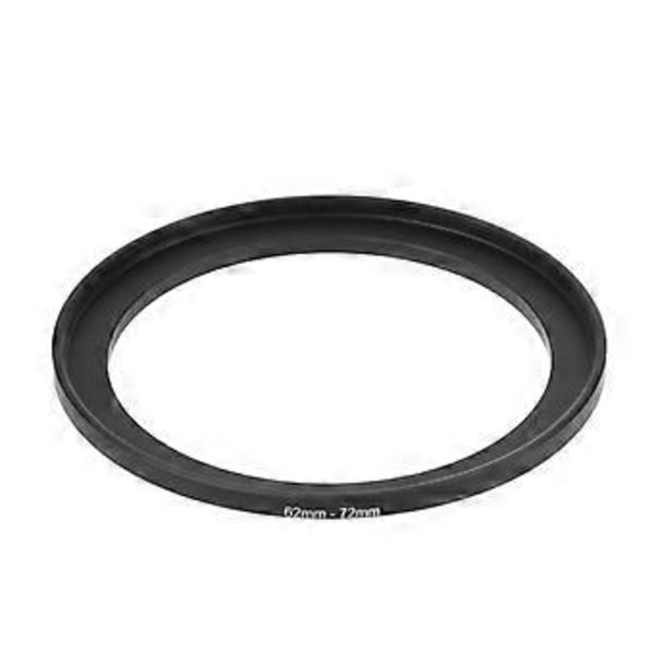 62mm til 72mm Metal Step Up Ringe Linse Adapter Filter Kamera Værktøj Tilbehør Ny Sort