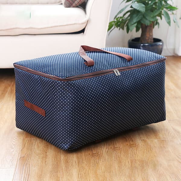 100L Klesposer, Vanntett Blå Tykk Overdimensjonert Organizer Stor