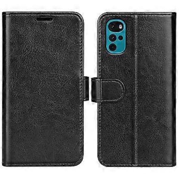Til Motorola Moto G22 Wallet Telefon Cover Magnetisk Lukning PU Læder Folio Flip Stand Cover