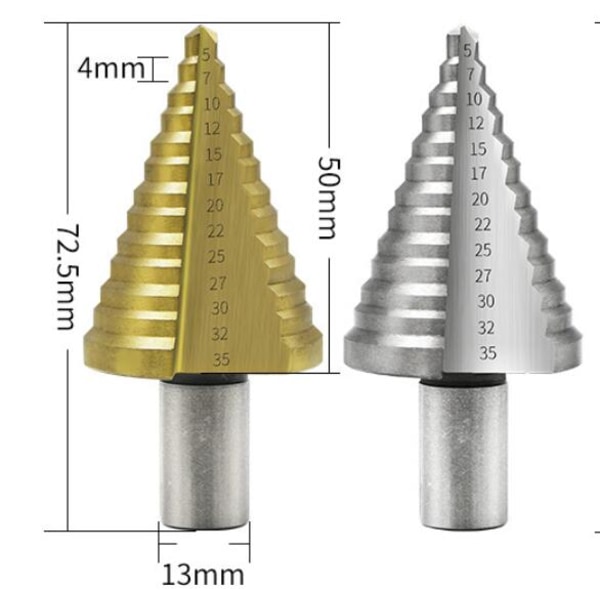 Forsænkningsbor, Dobbelt Sporet Forsænkningsbor (5mm-35mm), Stærk
