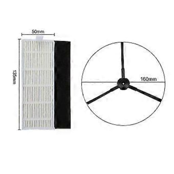 Reservedele til ILife A40 A4S Polaris PVCR 0826 0726W Amibot Spirit ICE H2O Smart Robot Gutren
