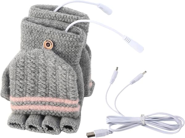 Miesten ja naisten USB-lämmittimet - Harmaa, USB-kädenlämmittimet