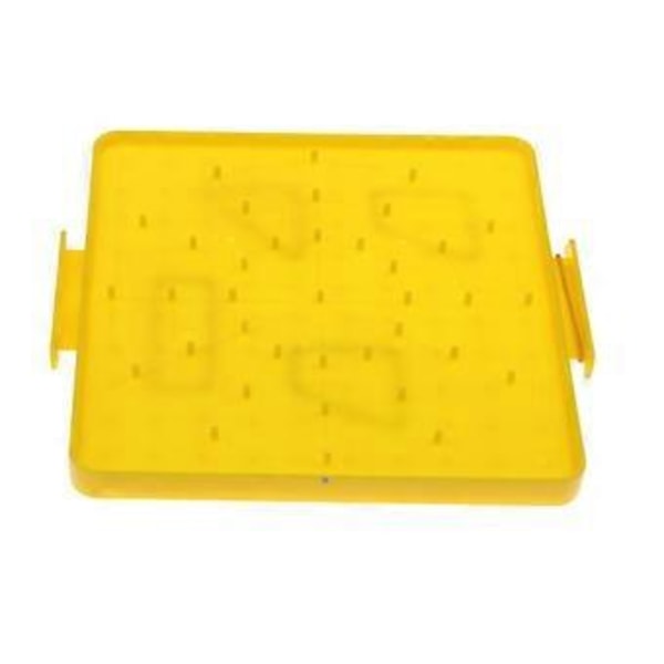 Muovinen naulalauta, palapeli matematiikkalauta lapsille ja taaperoille, matematiikka keltainen (keltainen) Yellow