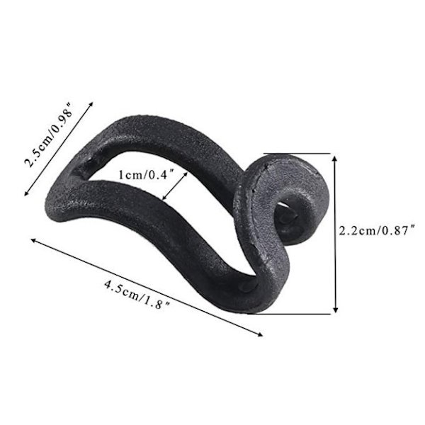 Klädhängare krokar [30 stycken] Platssparande miniklädhängare 4,5*2,5 cm, Wate