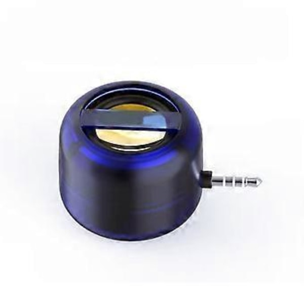 Bärbar Mini Högtalare Universal 3.5mm Plugg Mini Ljudbox Mobiltelefon Högtalare Förstärkare Externa Högtalare Förstärkare Blå Blue
