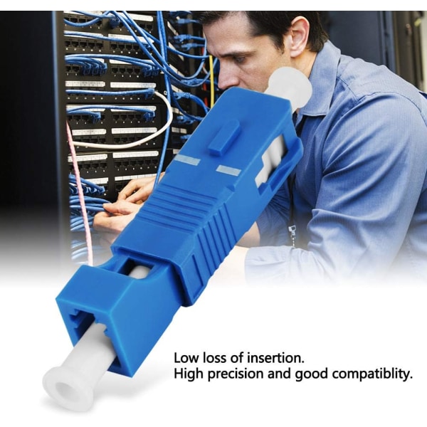 Fiberoptisk adapter, SC hann til LC hunn hybrid enkeltmodus fiber