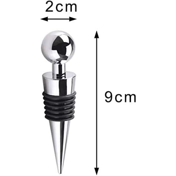 3 stk flaskestopper for vinsamling rødvin champagne øl S