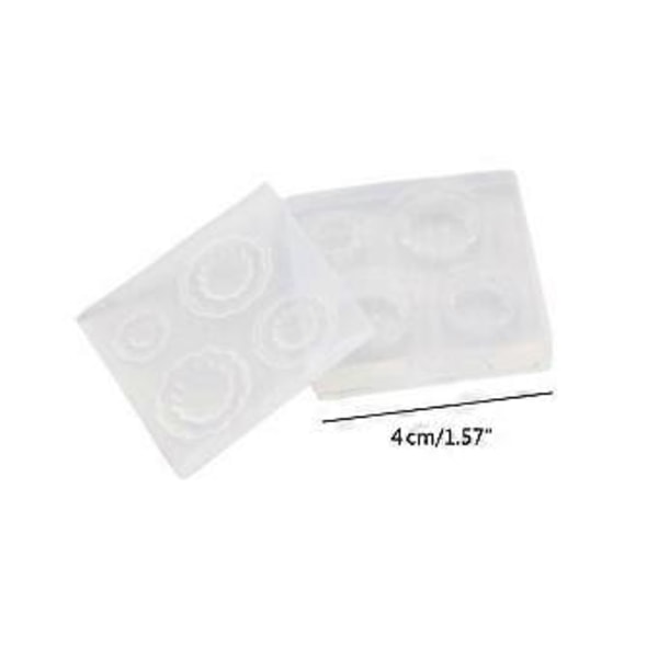 Resinform Mini Søde Silikoneforme Epoxy Støbning DIY Ornamenter Chokolade Dessert Budding Form Borddekorationer Håndværk