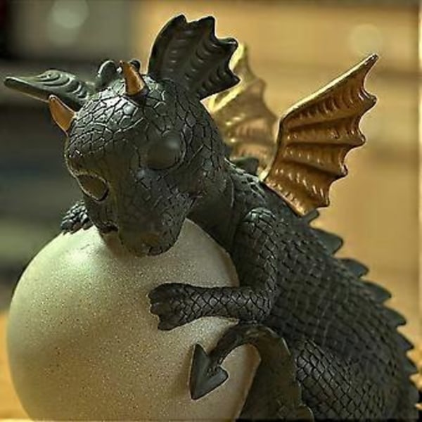 Puutarhalohikäärme hahmot koriste lohikäärme puutarhahahmo polyresiini dinosaurus hartsi koristeet meditoiva patsas säänkestävä puutarha lohikäärme hahmot FR ulkopiha
