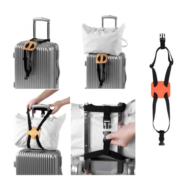 1 st duffelväska fästrem - säkra handbagage till resväska