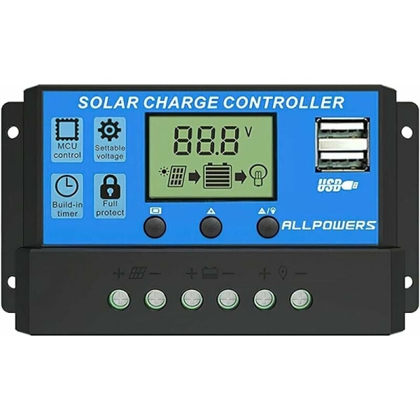 1st 20A Solar Charger Controller Intelligent Solar Panel Regulato