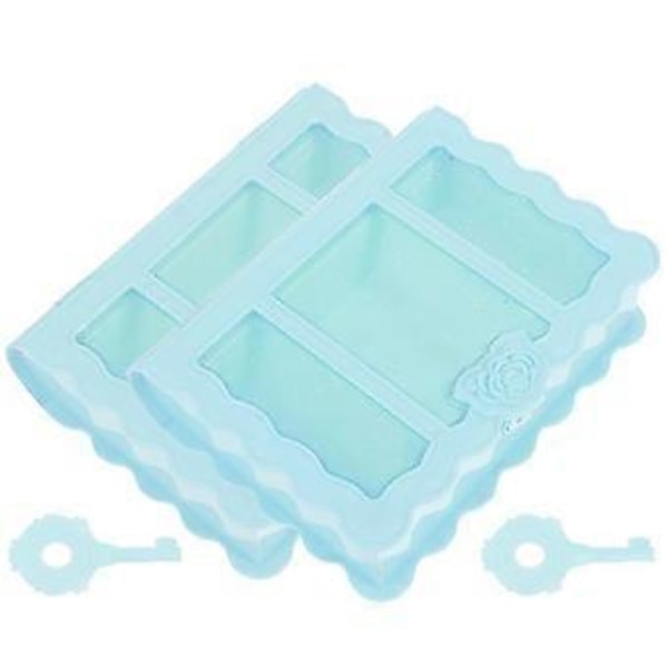 2 stk. smykkeskrin Søte smykkeskrin Smykkeoppbevaringsbeholder Plast Diverse Arrangører Sky-blue