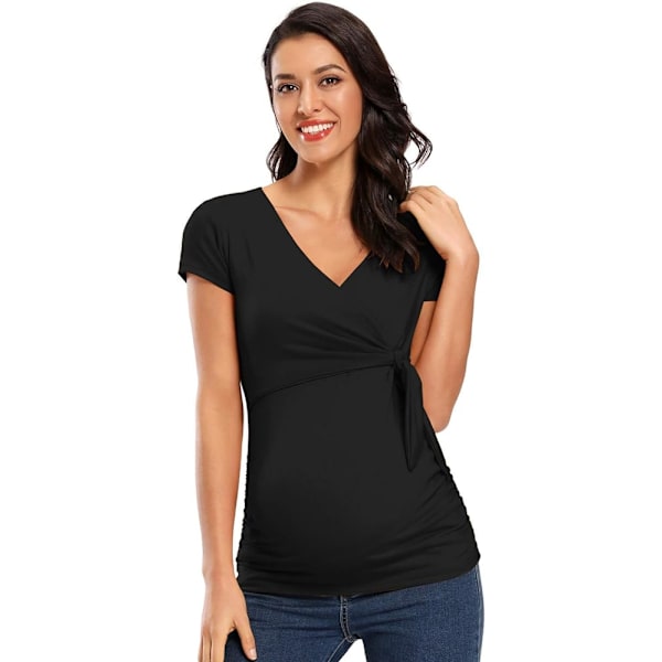 Maternity Topper Kort Kort & Lang Ermet V-Hals Skjorter Comforta