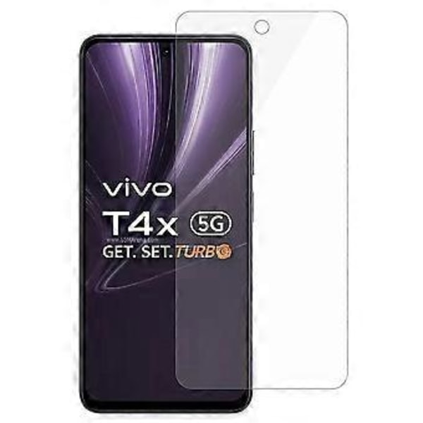 Skjermbeskytter for vivo T4x 5G 0,3 mm Arc Edge Ultra Klar Herdet Glassfilm