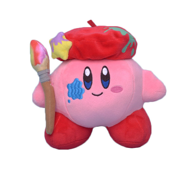 23cm Sane Star Kirby plysj leketøy dukke Artist Kirby