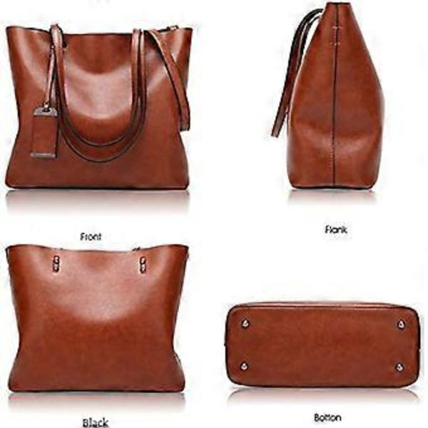 Dame Top Handle Satchel Håndtasker Skuldertaske Messenger Tote Taske Pung