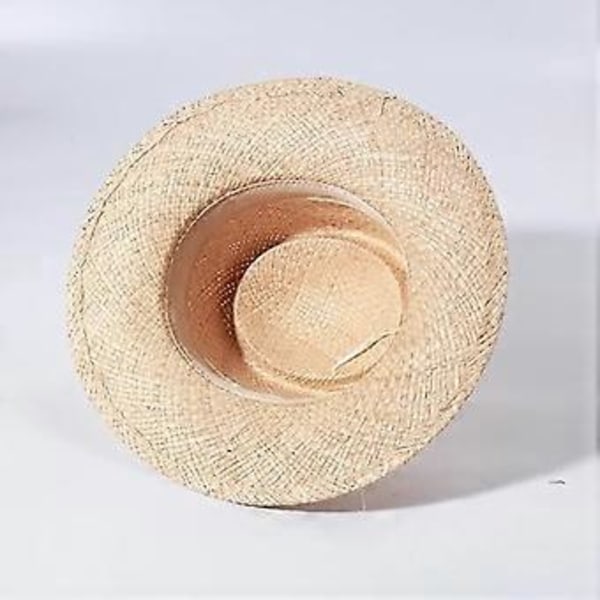 solhatte, stråhat, DIY Naturlig Raffia Hat Body Hattemageri Sommer Stråhat Bredskygget Panama Hat Kentucky