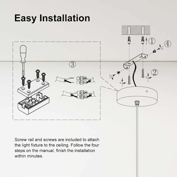 Metall-pendellampe, E27-fatning med kabel, 100 cm reb