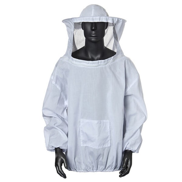 Yksiosaiset mehiläishoitovaatteet (valkoiset) mehiläisestä suojaavat vaatteet halkeavat