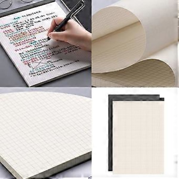 A 4 Kvadrater Inddelt Grafpapirblok Grafpapir Notesbog Matematikpapirblok 80 Ark Grafpapirblokke