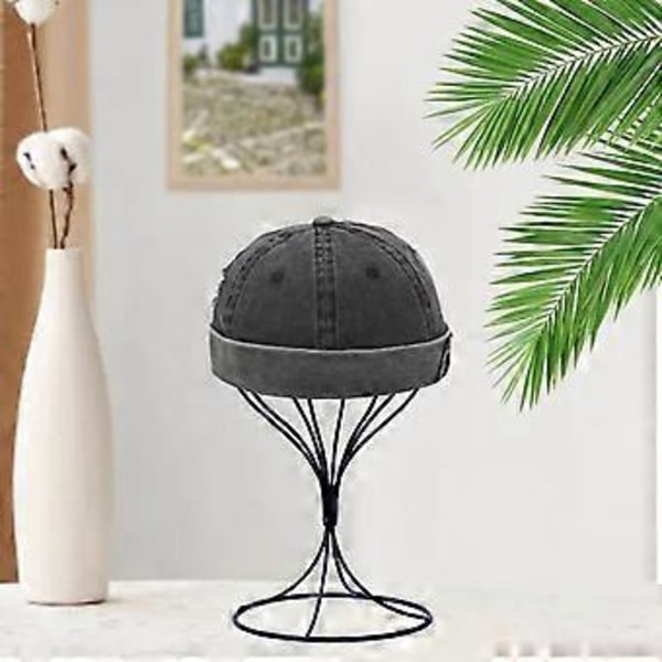Beanie Hue Crimping Street Style Justerbar til Docker Fisker Arbejder Sømand(B)