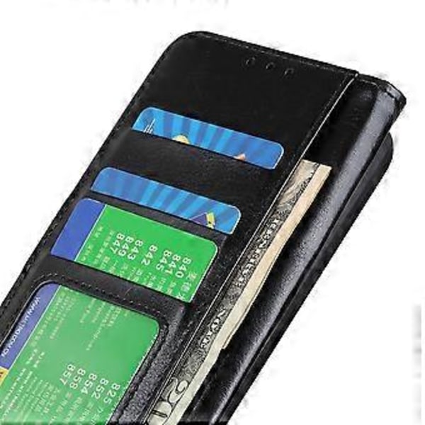 För Honor X6b 4G Fodral Crazy Horse Textur PU Läder Telefonställ Skydd Style A