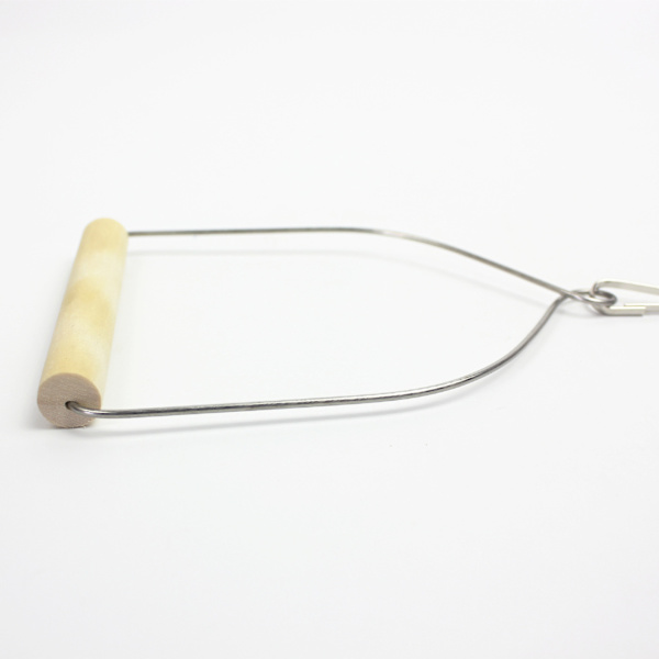 Metall- og tresklie 14,5 cm x 8 cm - Leke for papegøyer