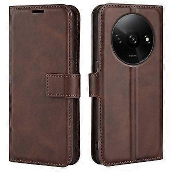 Xiaomi Redmi A3/Poco C61 4G PU-nahkakotelo magneettisella sulkimella ja lompakolla Style G