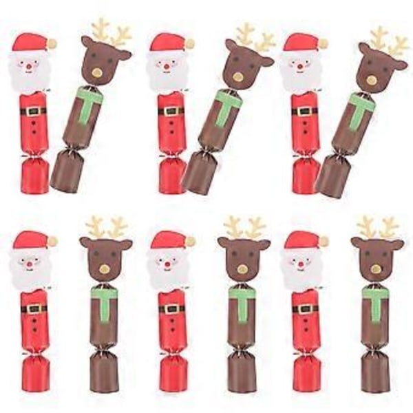 20 st Godisbox Behållare Julgodis Hållare God Jul Små Presentaskar Jul Party Favör