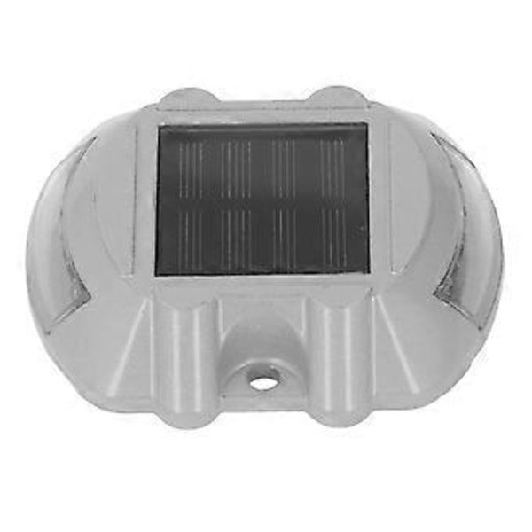 12LED Aurinkovoimalla Toimiva Ajotien Kannen Valo IP68 Vedenpitävä Aurinkovoimalla Toimiva Ajotien Telakkalamppu Jalkakäytävälle Puutarhaan 600mAH Keltainen Valo