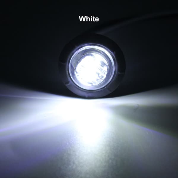 3/4\" Runde LED-sidemarkeringslys, frontlykter, baklykter, topplys