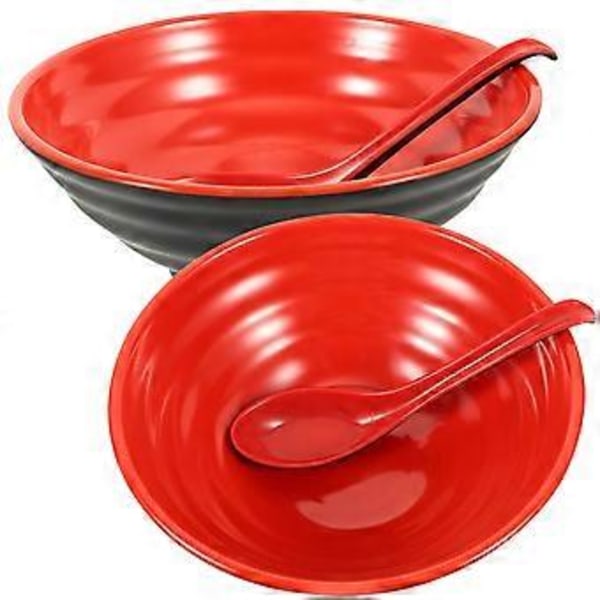 1 Set Ramen Skål Set Japansk Stil Ramen Skål Multifunktionell Nudelskål Restaurang Ramen Skål
