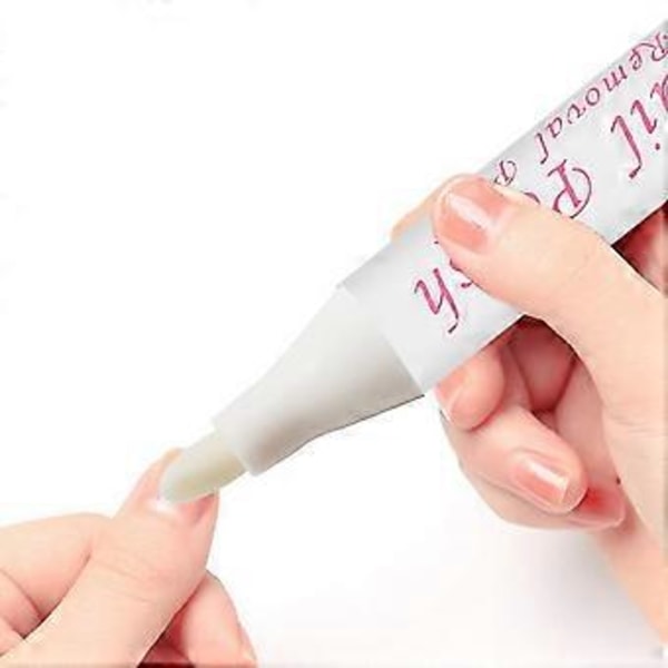 4 stk. neglelak korrektionsfjerner pen, dobbeltsidet neglekunst skulpturpen.