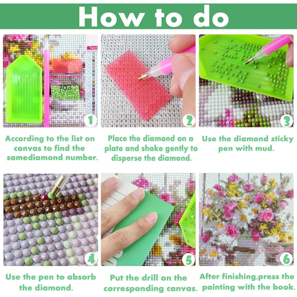 5D timanttimaalaussarja 30x40cm DIY värikäs hevostimanttitaide Ki