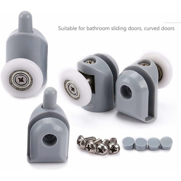 23mm skyvedørsrulle, 10 stk rulleport rulle casterhjul